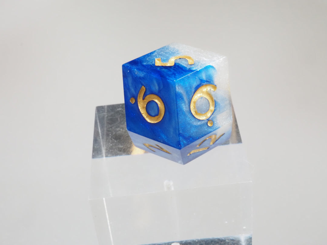 Drip Dice Blau