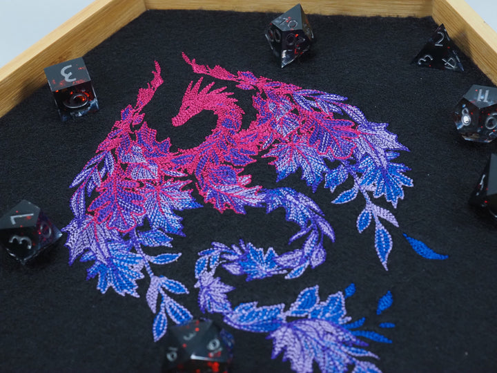 Laubdrache - Bi-Pride Dicetray