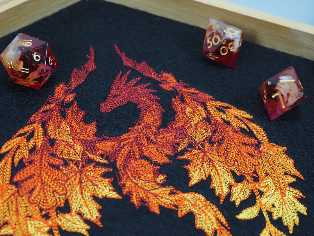 Leaf Dragon - Autumn Dicetray
