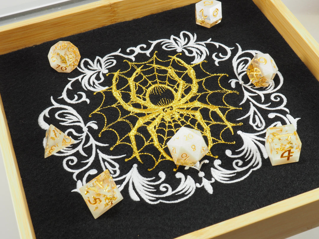 Golden Spider Dicetray