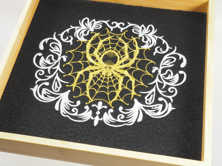 Golden Spider Dicetray