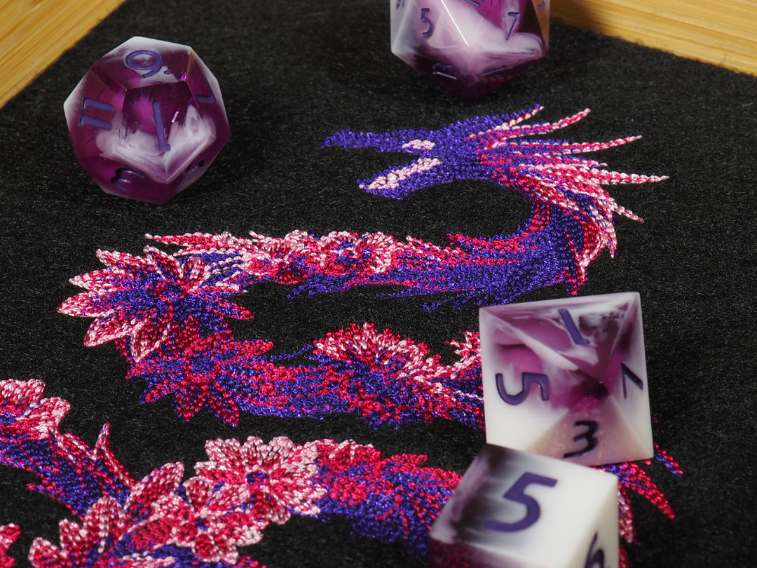 Kräuterdrache Lavendel Dicetray