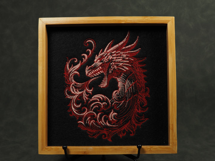 Roter Chromatischer Drache Dicetray
