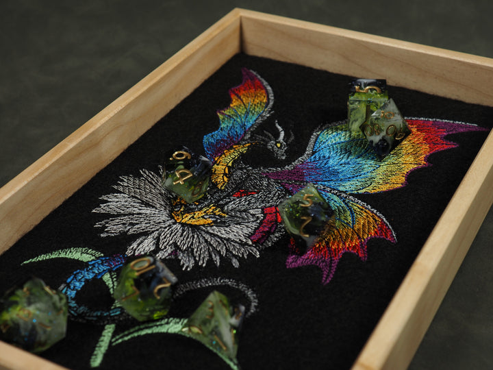 Regenbogen-Drache Dicetray