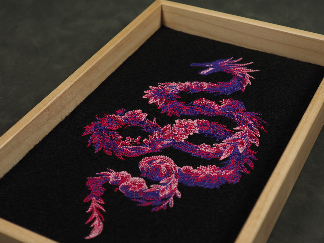 Kräuterdrache Lavendel Dicetray