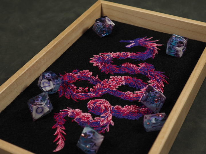 Kräuterdrache Lavendel Dicetray