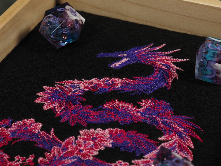 Kräuterdrache Lavendel Dicetray