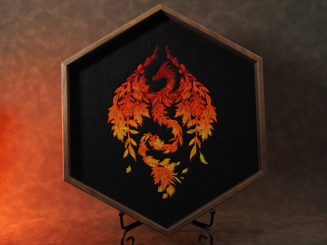 Leaf Dragon - Autumn Dicetray