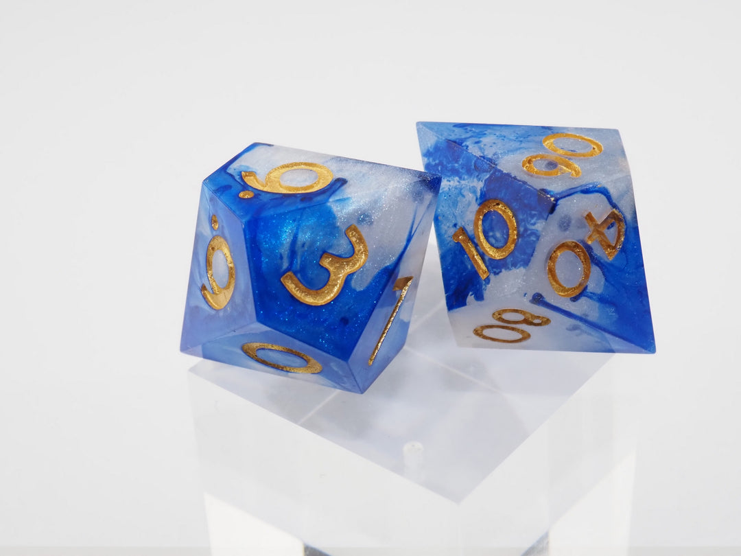 Drip Dice Blau