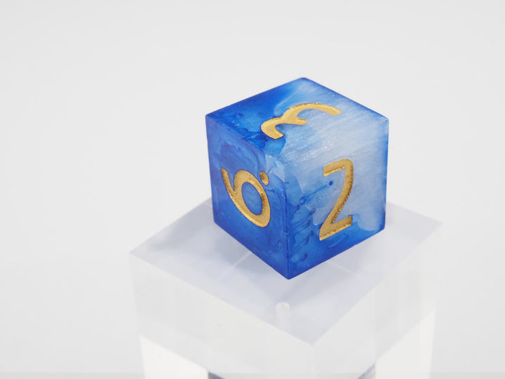 Drip Dice Blau