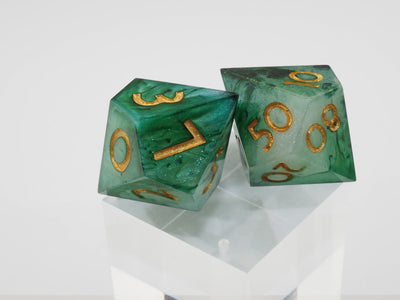 Drip Dice Green