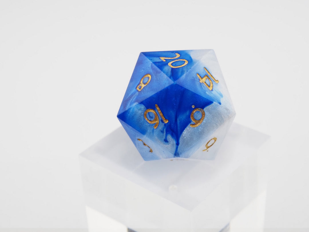 Drip Dice Blau