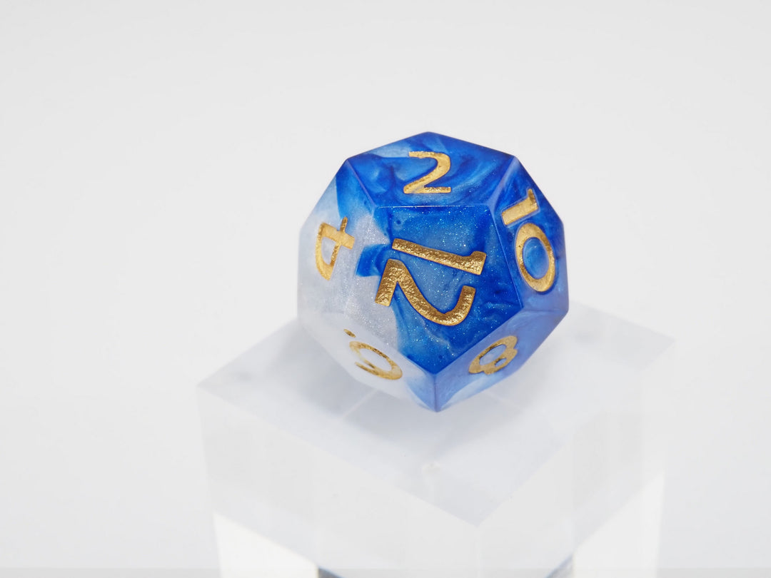 Drip Dice Blau