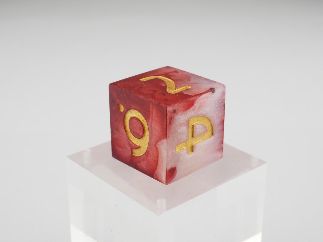 Drip Dice Hellrot
