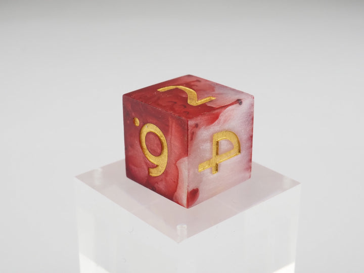 Drip Dice Hellrot