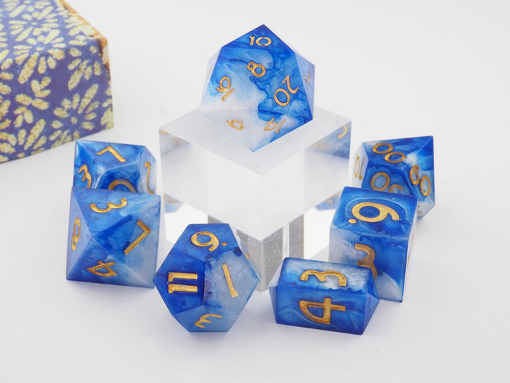 Drip Dice Blau