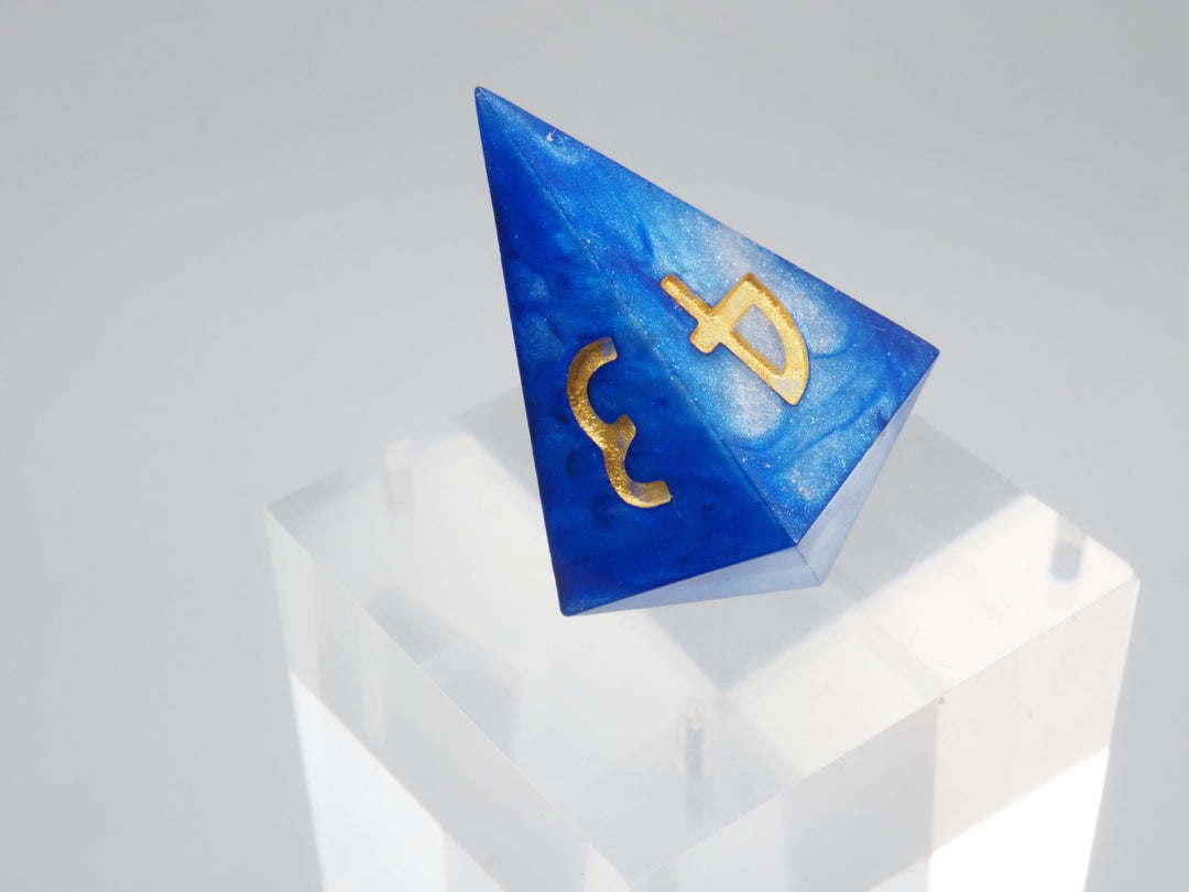 Drip Dice Blau